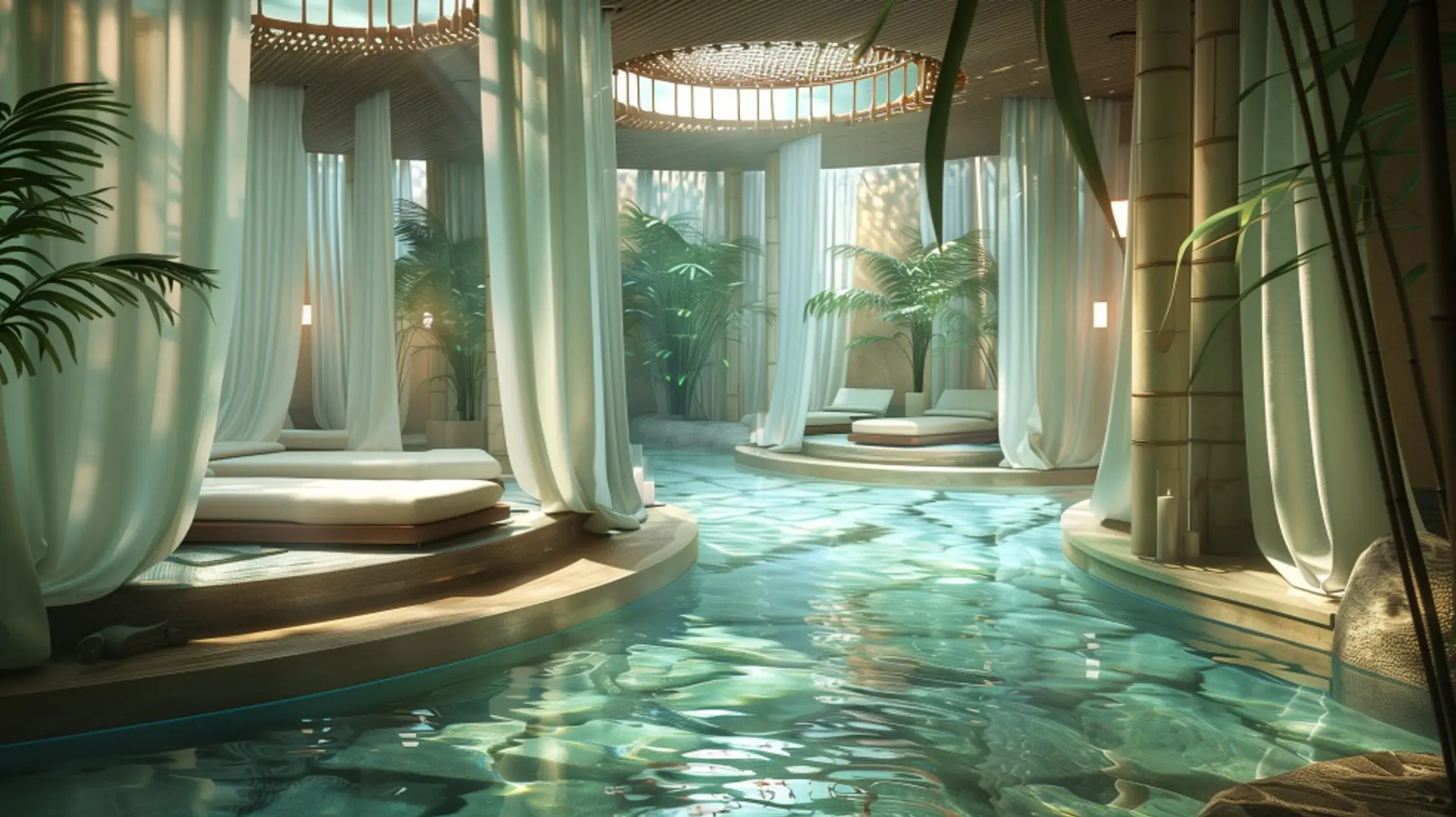 Mofjourney A Serene Spa Design Featuring Circular Paths And Sem 788E243b Aa60 41F6 8523 E1f70424c592