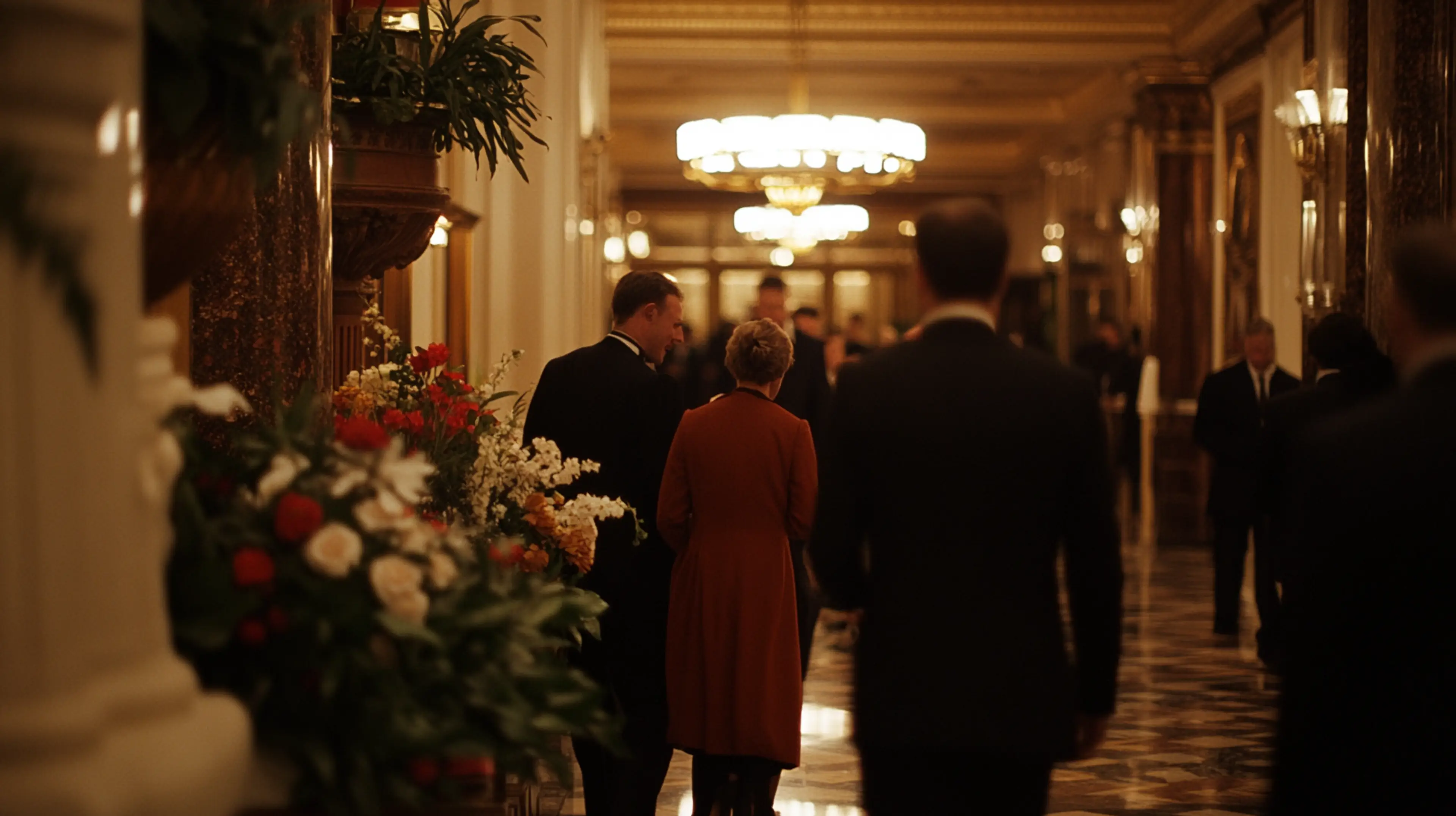 Cinematic Photo Of Guests Walking Through Savo