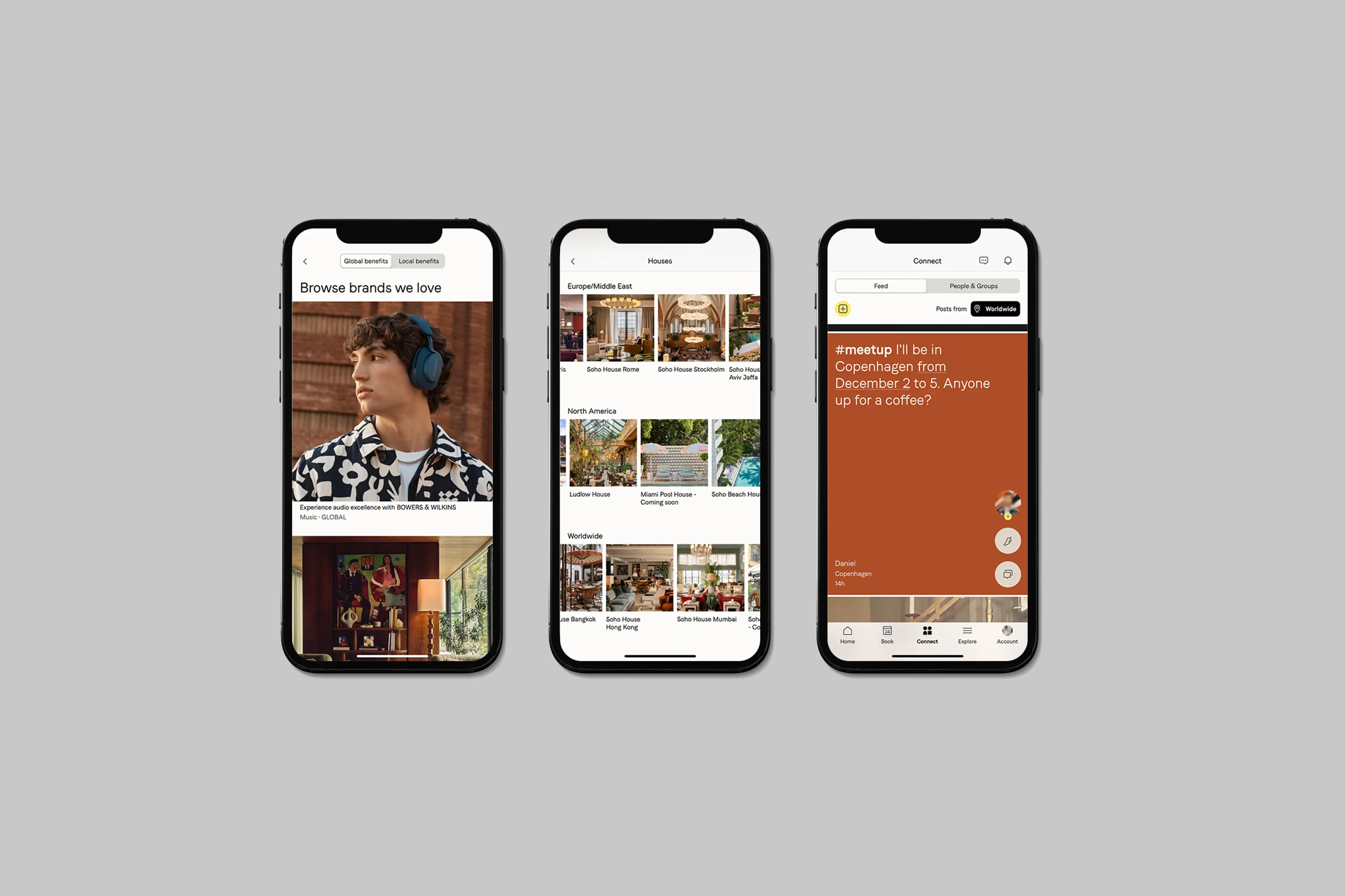 SOHO HOUSE APP MOBILE X3